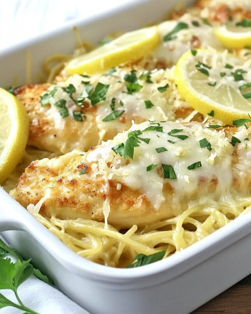Homemade Lemon Chicken Parmesan photo