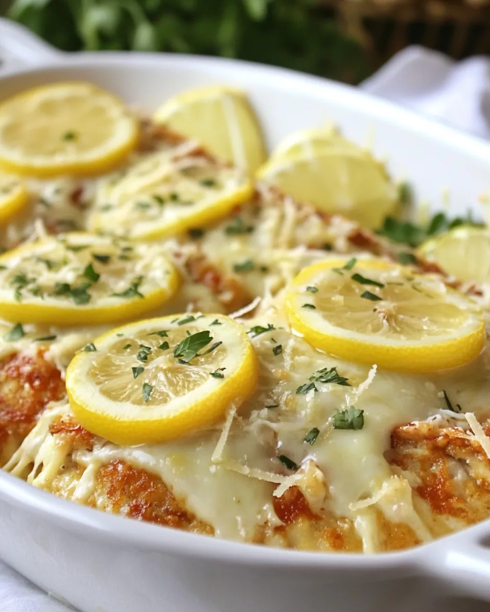 Easy Lemon Chicken Parmesan recipe photo