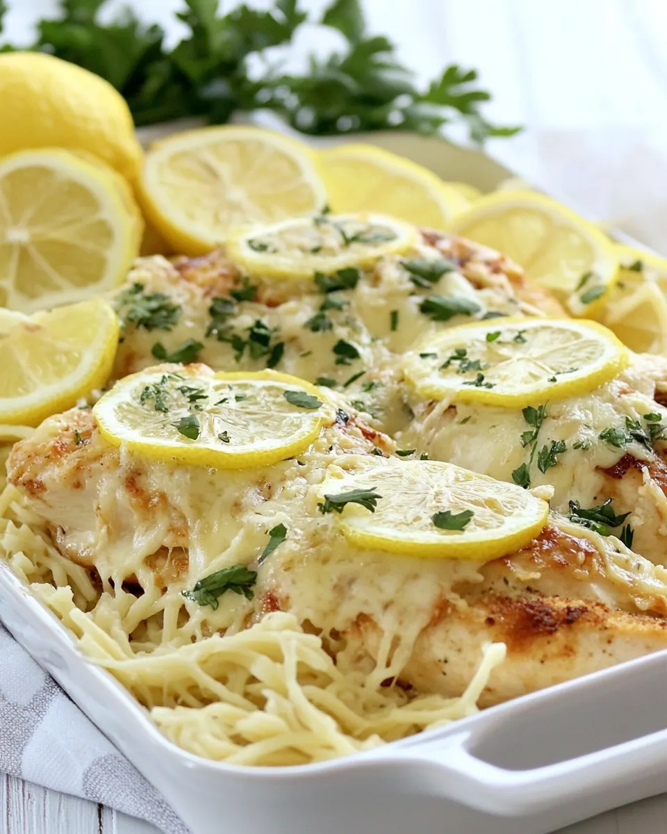 Delicious Lemon Chicken Parmesan dish photo