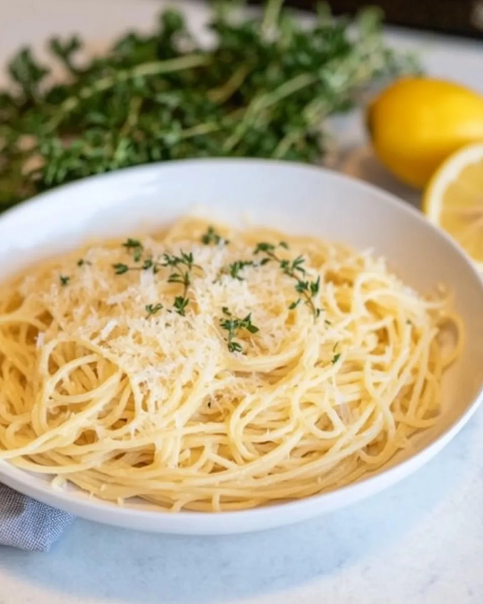 Homemade Lemon Spaghetti Recipe photo