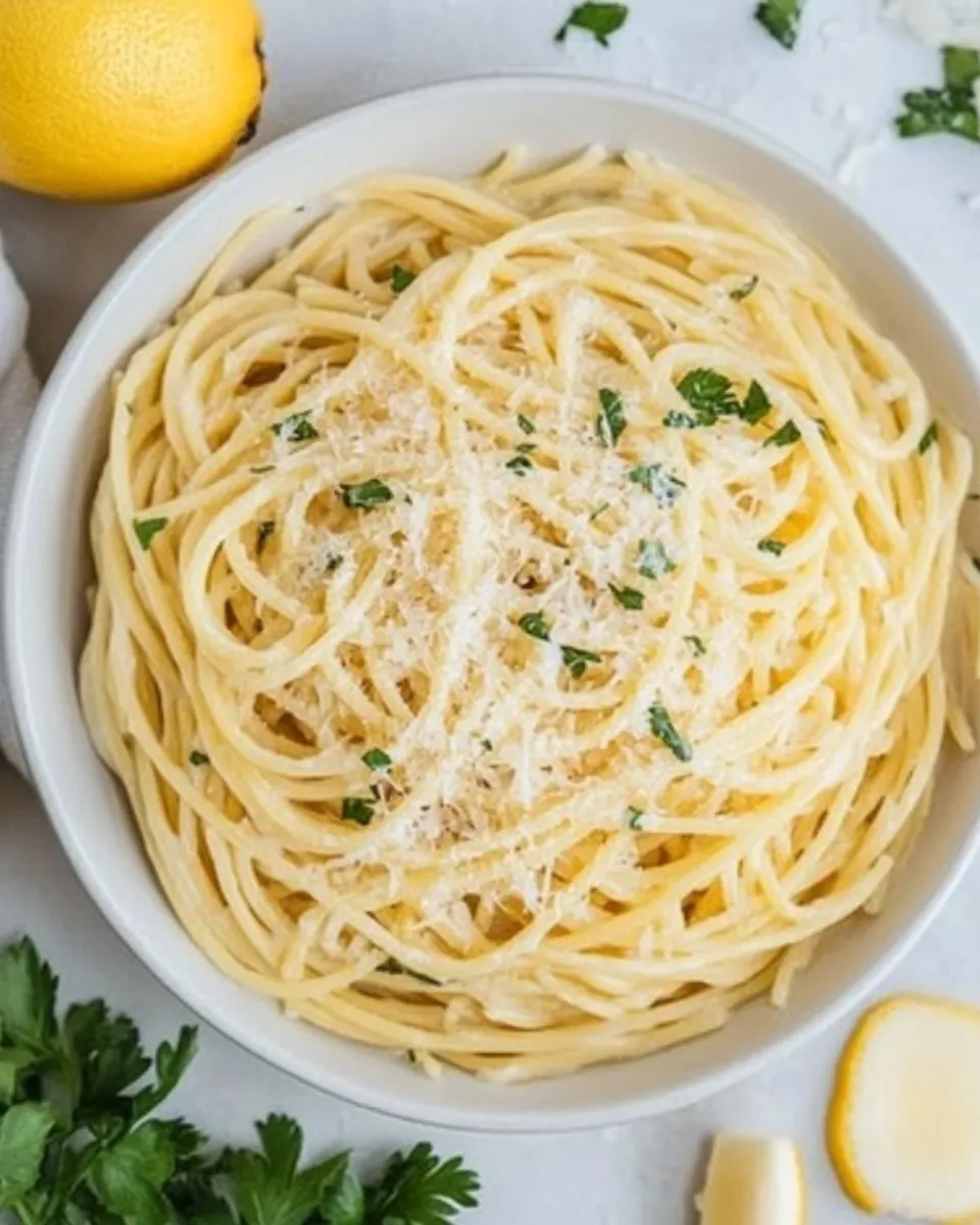 Classic Lemon Spaghetti Recipe image