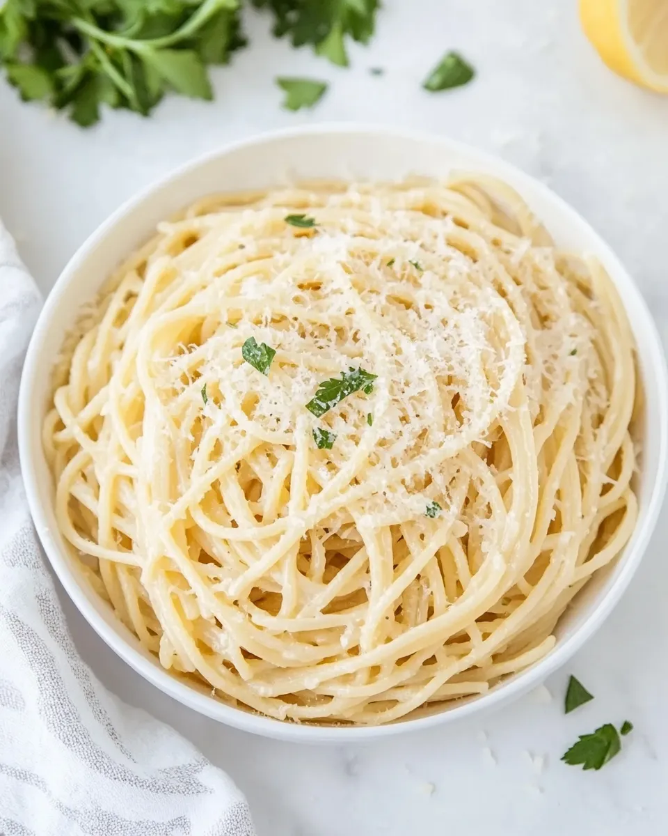 Delicious Lemon Spaghetti Recipe dish photo