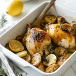 Homemade Lemon and Herb Roasted Chicken photo