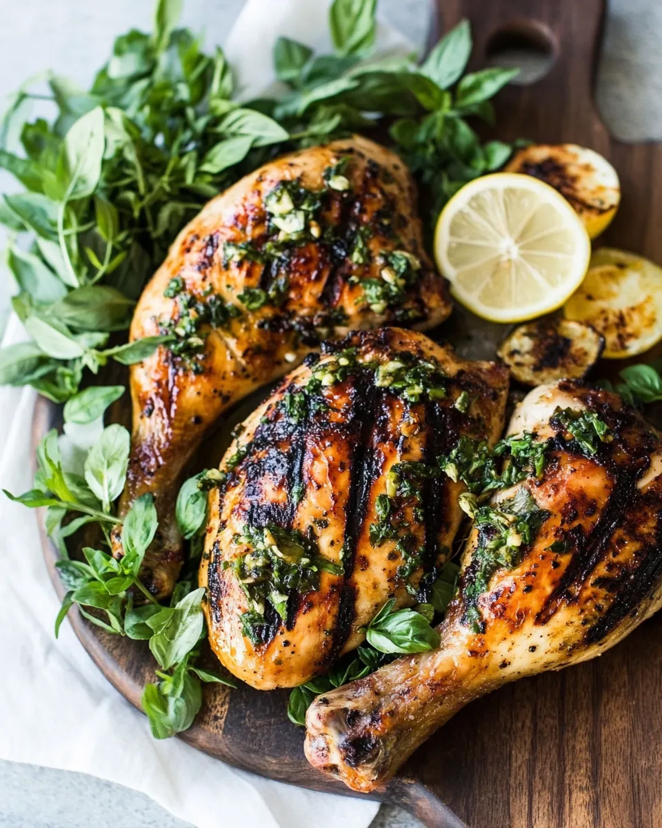Delicious Lemon and Oregano Grilled Chicken. image