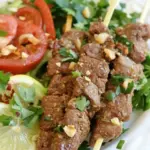 Homemade Lemongrass Beef Skewers recipe photo