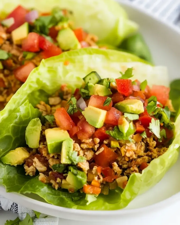 Homemade Lettuce Wrap Turkey Tacos recipe photo
