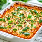 Homemade Lightened Up Cheesy Quinoa Lasagna Bake photo