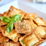 Homemade Lighter Fried Ravioli Recipe photo