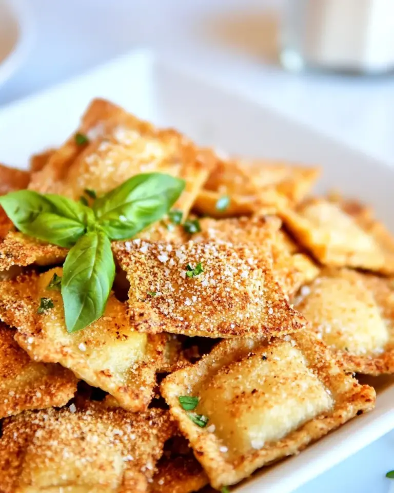 Homemade Lighter Fried Ravioli Recipe photo