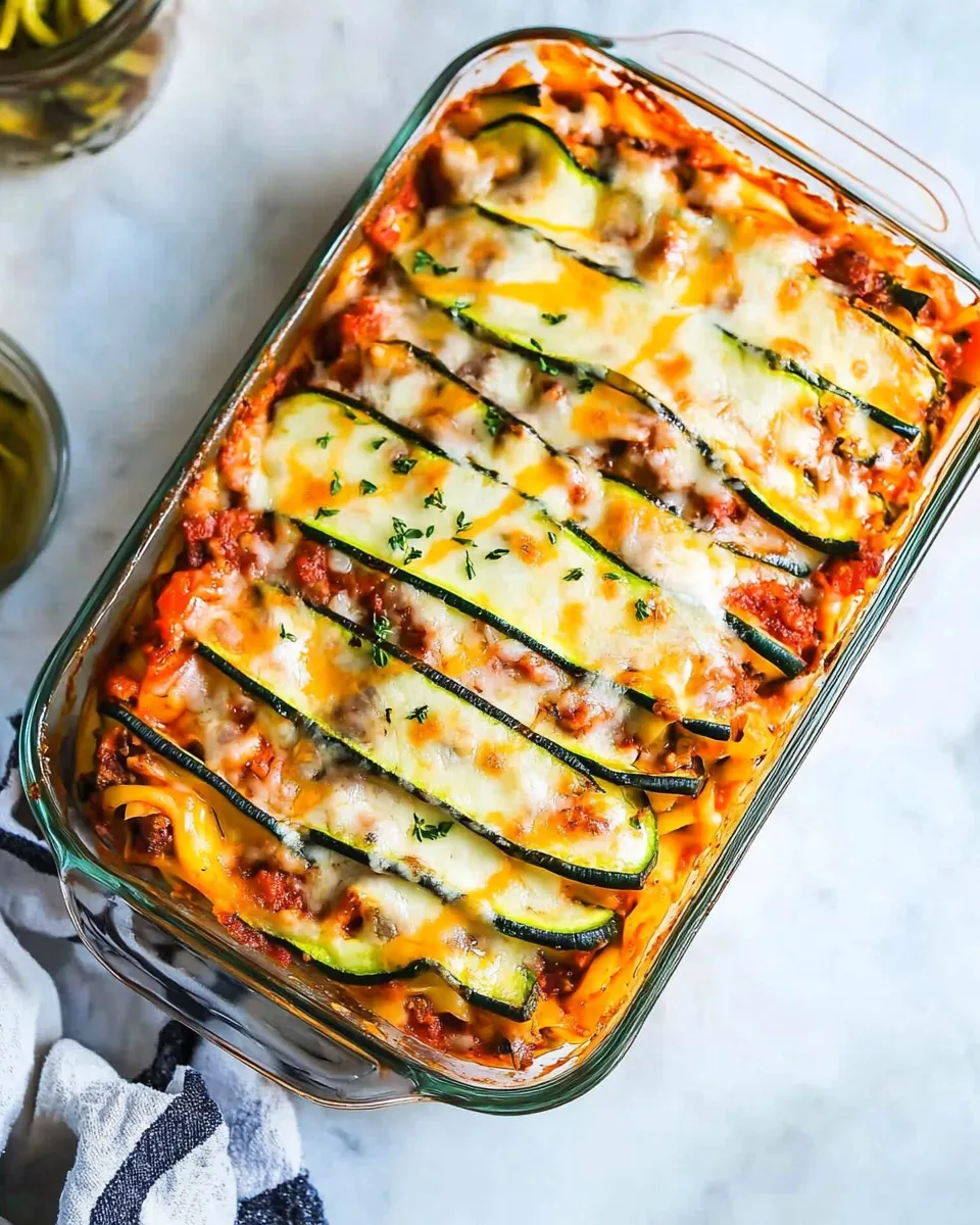 Classic Low-Carb Lasagna (with Zucchini Noodles) image