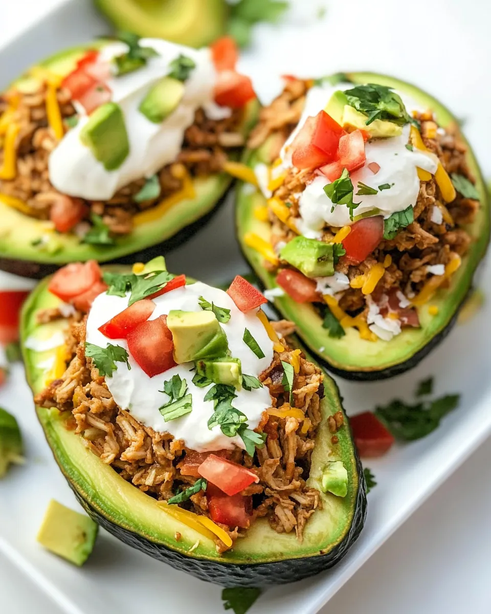 Homemade Low-Carb Turkey Taco Stuffed Avocados picture