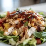 Homemade Macro Friendly BBQ Chicken Salad photo