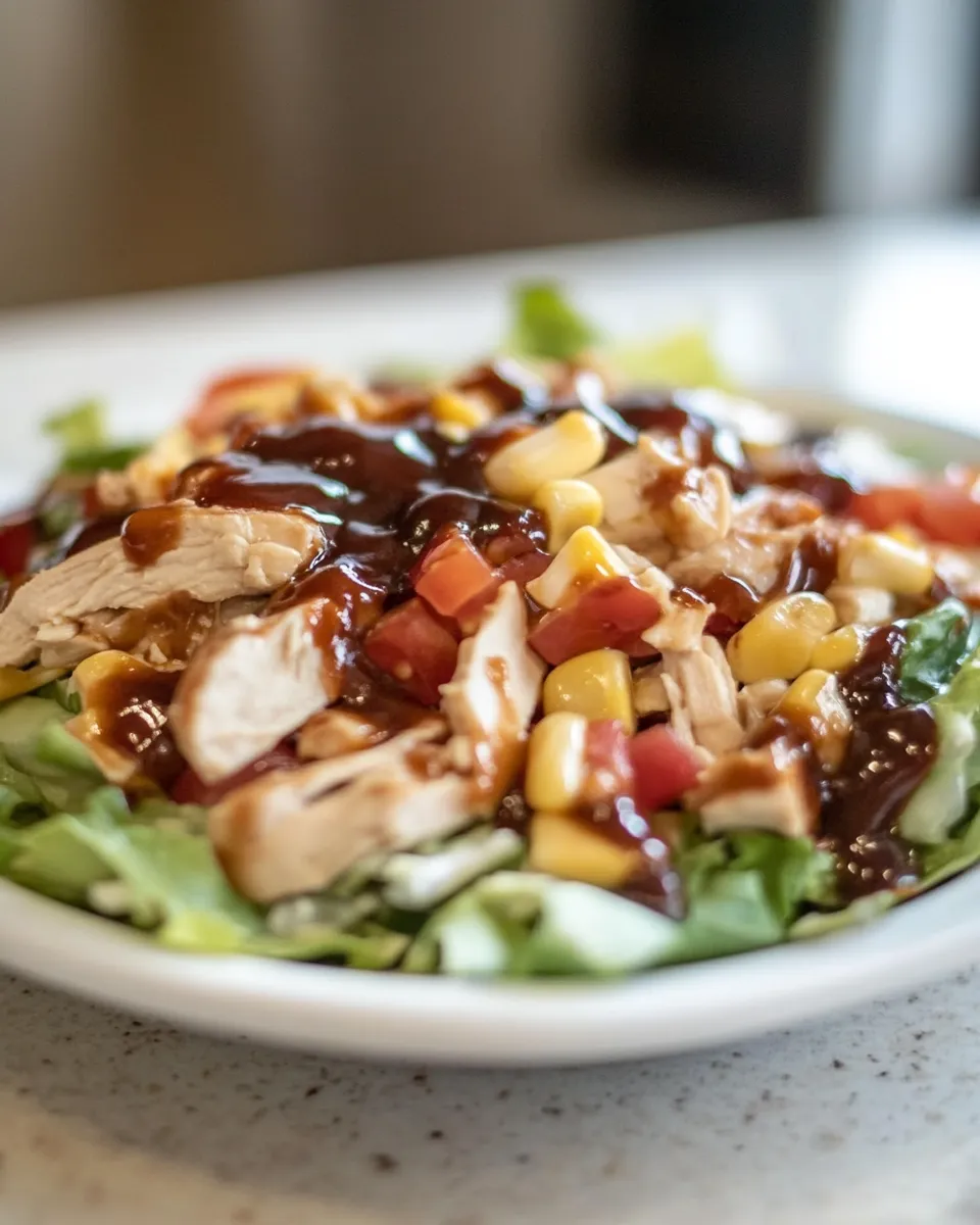 Classic Macro Friendly BBQ Chicken Salad image
