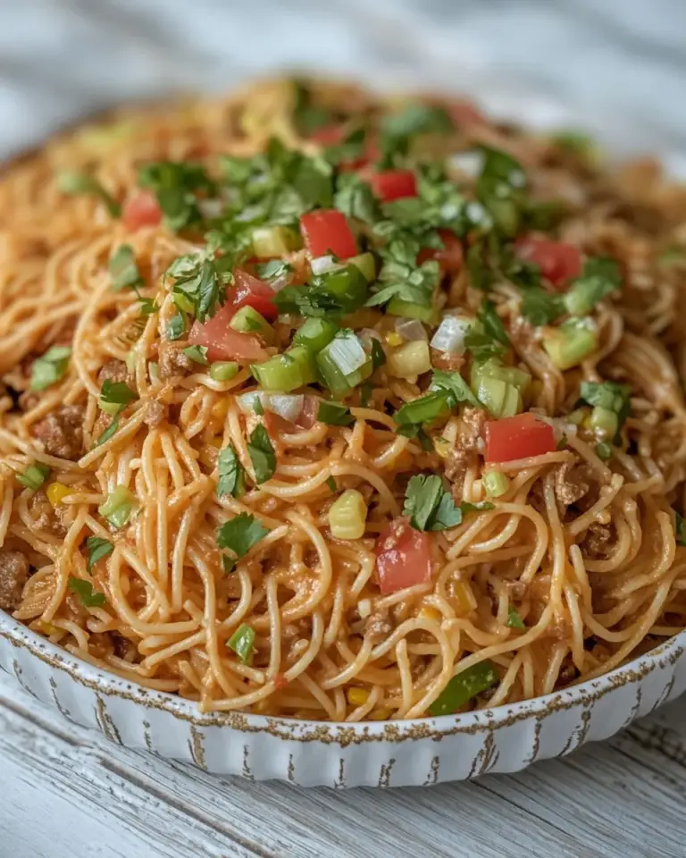 Homemade Macro Friendly Taco Spaghetti photo