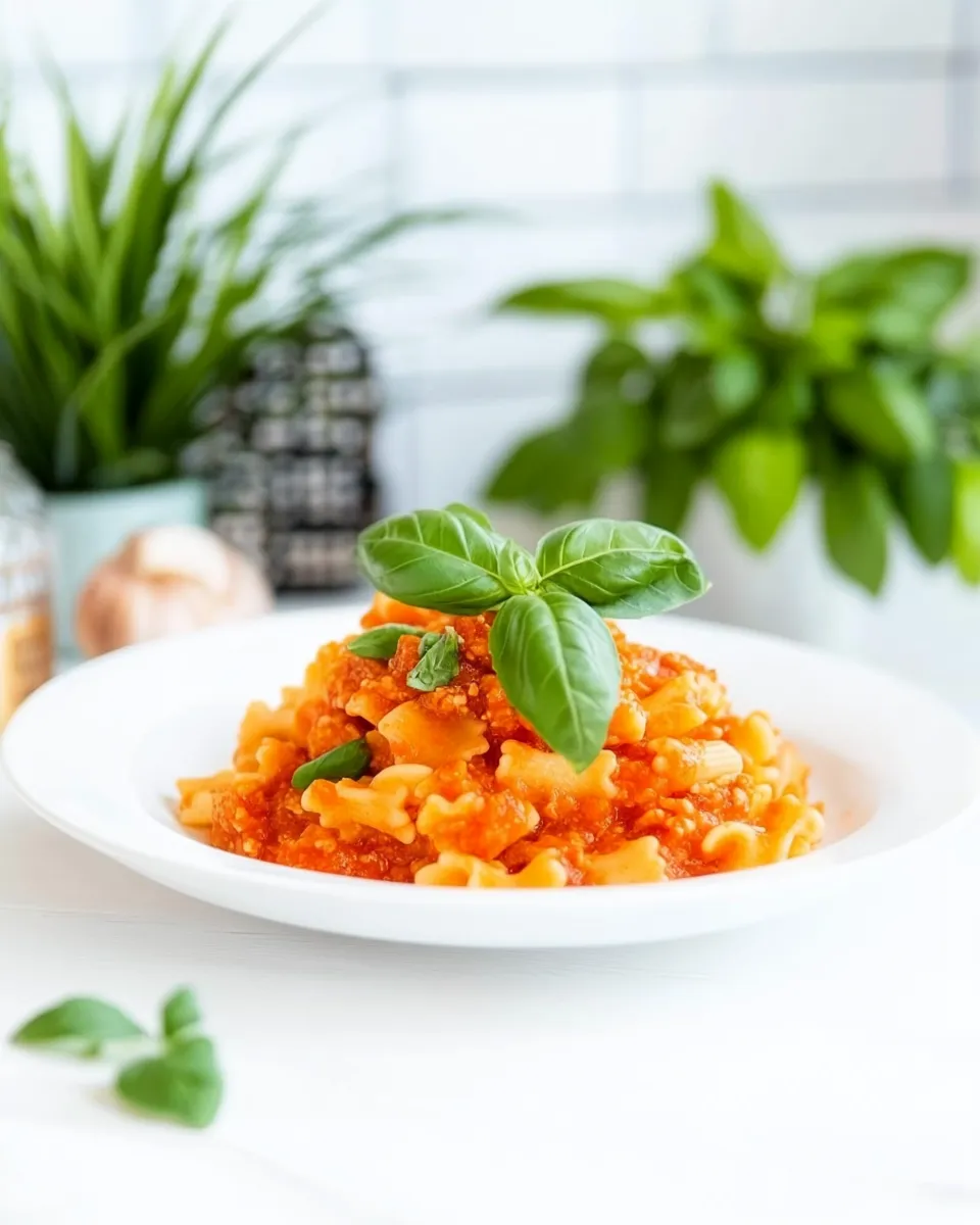 classic Mafaldine Pasta with Napoletana Sauce image
