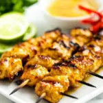 Homemade Malaysian Chicken Satay photo