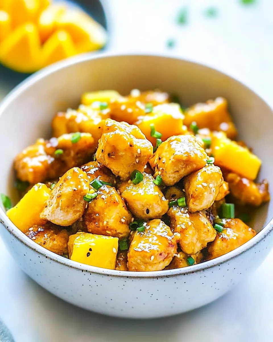 Delicious Mango Chicken Recipe dish photo