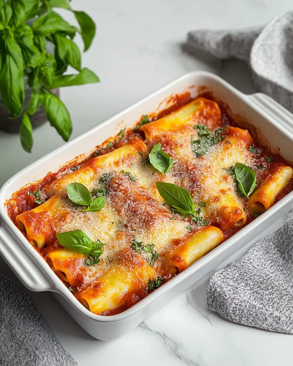Easy Manicotti Shells recipe photo