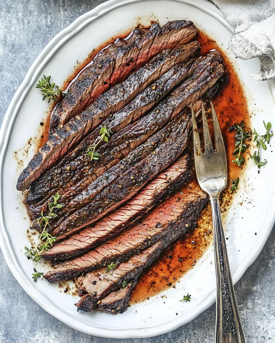 Classic Marinade for Flank Steak dish photo