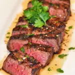 Homemade Marinated Flat Iron Steak Great Summer BBQ photo
