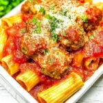 Homemade Meatball Rigatoni photo