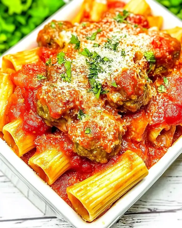 Homemade Meatball Rigatoni photo