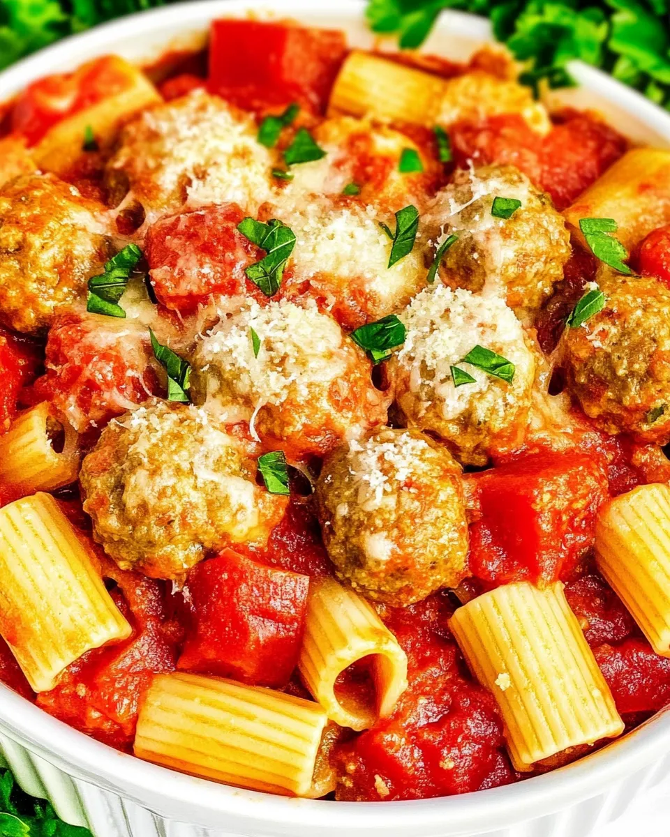Classic Meatball Rigatoni image