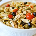 Homemade Mediterranean Chicken Pasta Salad photo