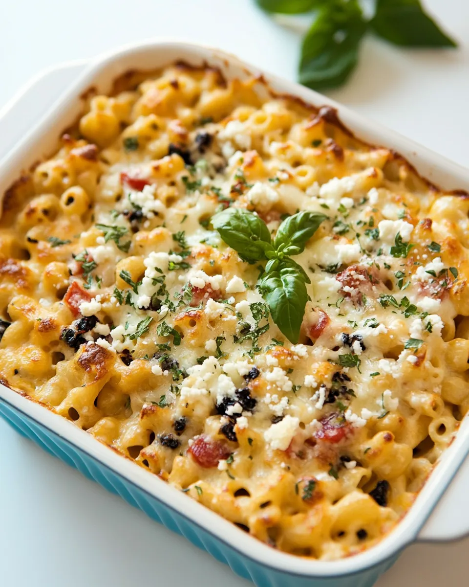 Easy Mediterranean Macaroni and Cheese picture