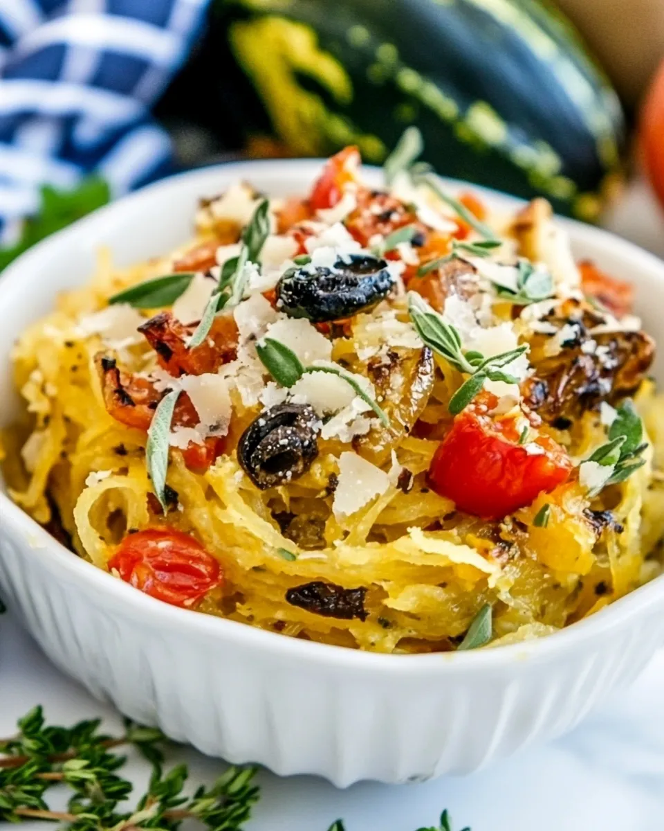 Homemade Mediterranean Spaghetti Squash photo