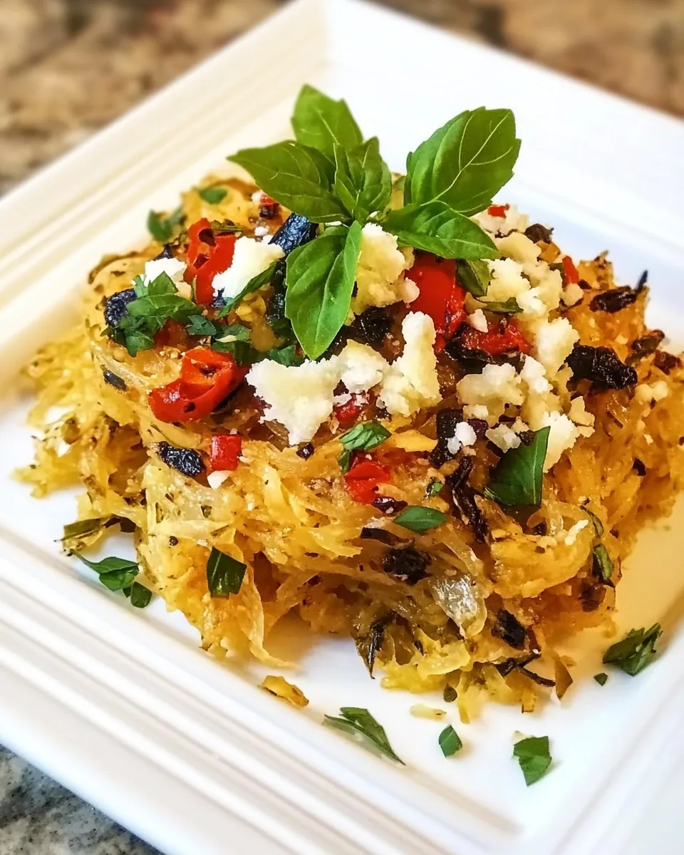 Classic Mediterranean Spaghetti Squash image