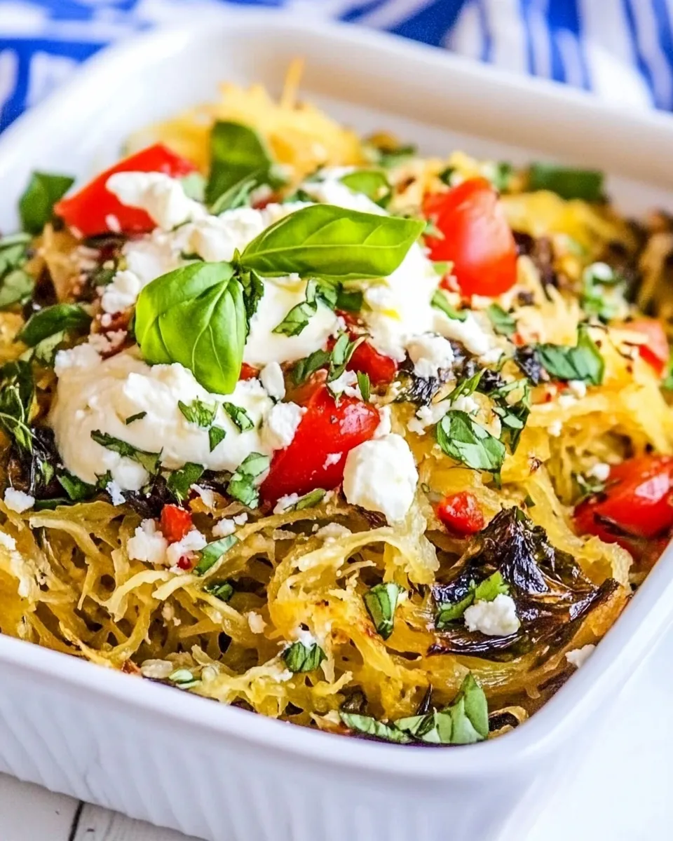 Delicious Mediterranean Spaghetti Squash dish photo