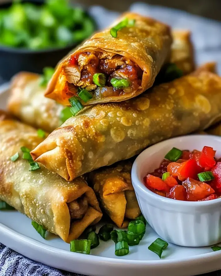 Homemade Mexican Chicken Egg Rolls photo