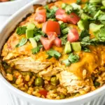 Homemade Mexican Chicken & Rice Cobbler photo