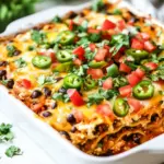 Homemade Mexican Lasagna with Tortillas photo