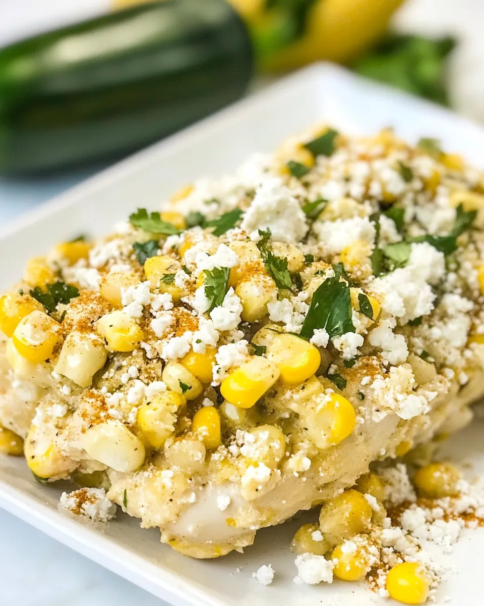 Classic Mexican Street Corn Chicken dish photo