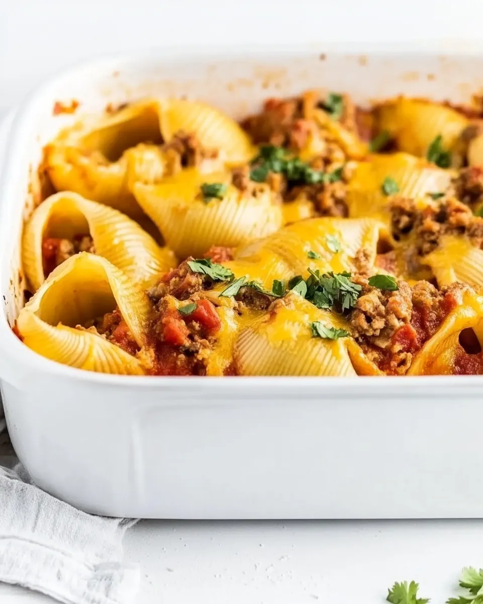 Easy Mexican Stuffed Shells (Taco Stuffed Shells) recipe image