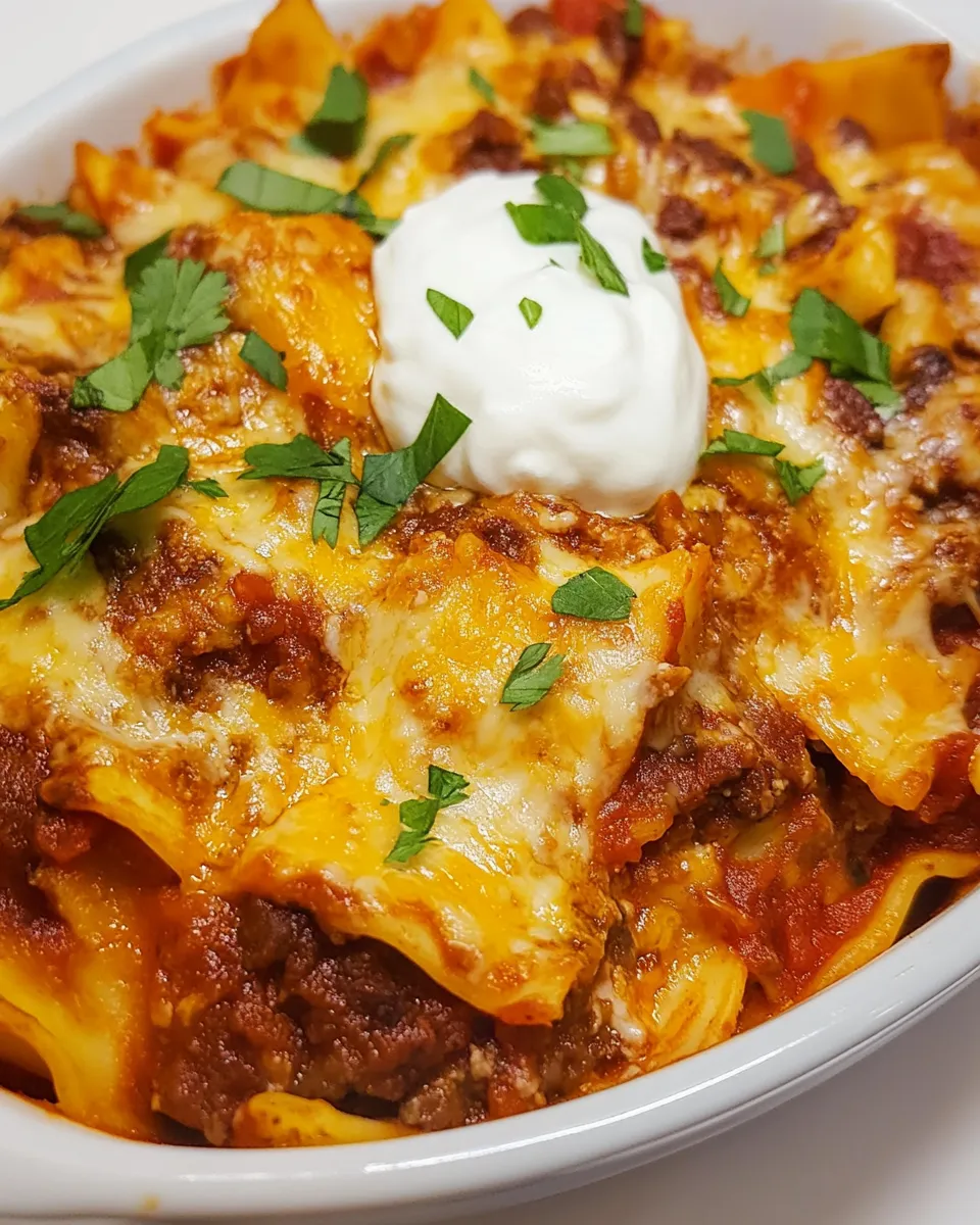 Homemade Mexican Style Lasagna photo