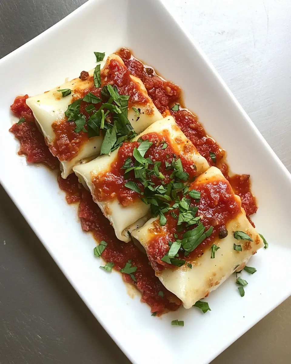 Classic Mini Cannelloni recipe image