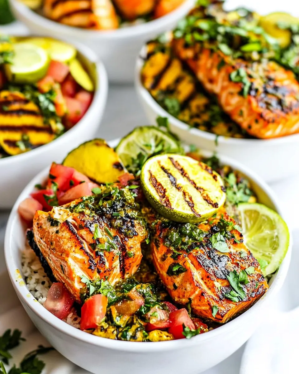 Classic Mojo Salmon Bowls dish photo