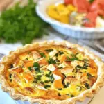 Homemade Monterey Chicken Quiche photo