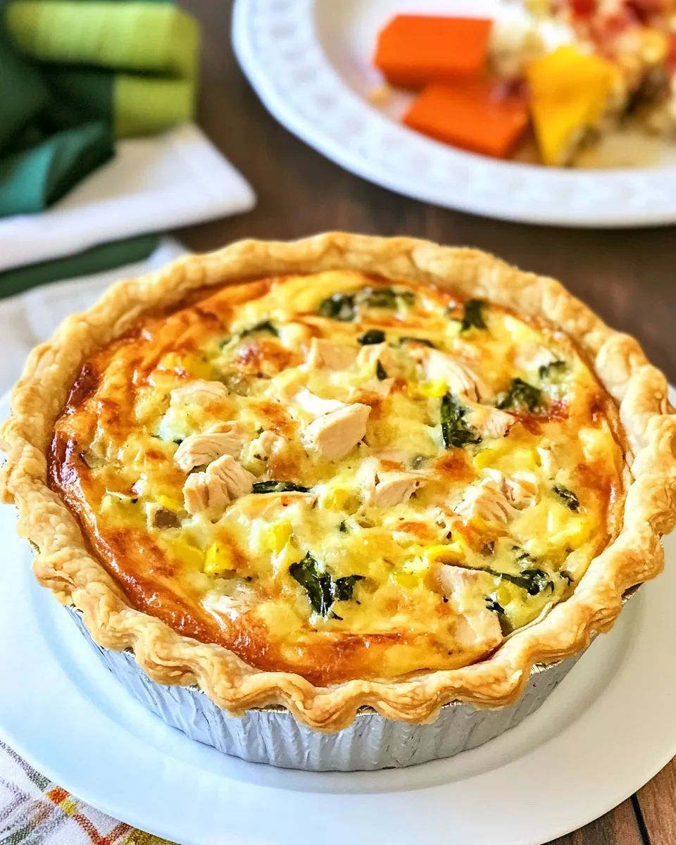 Classic Monterey Chicken Quiche image