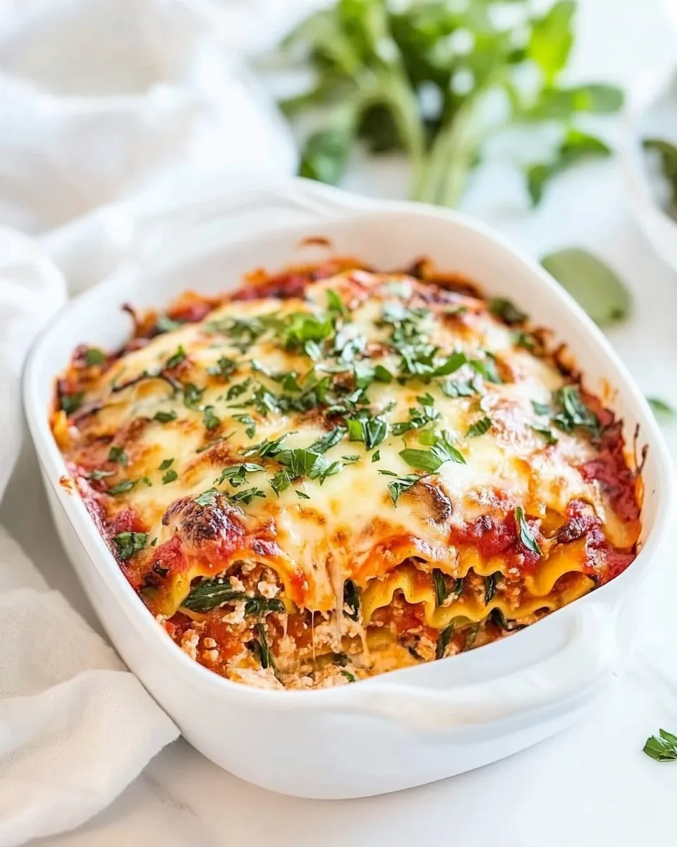 Classic Mushroom Zucchini Lasagna image