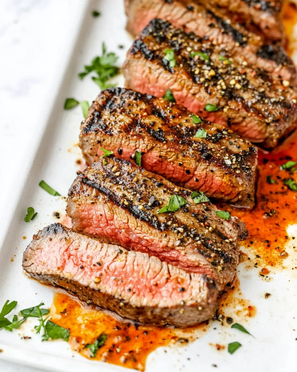 Easy New York Strip Steak (Grilled Or Oven) with Harissa Butter recipe image