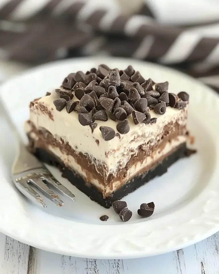 Homemade No-Bake Chocolate Lasagna photo
