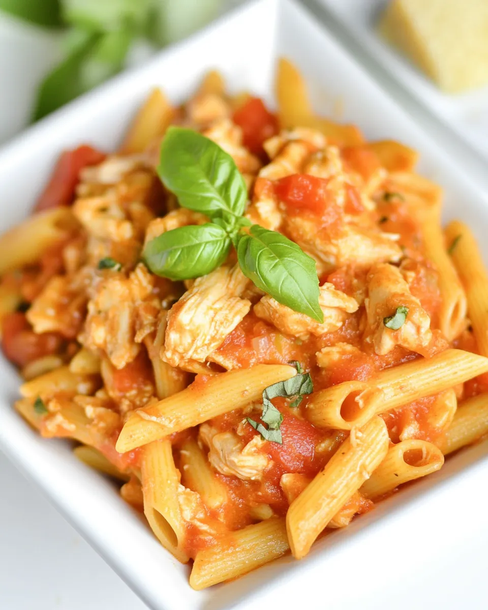 Easy No-Boil Chicken Penne recipe photo