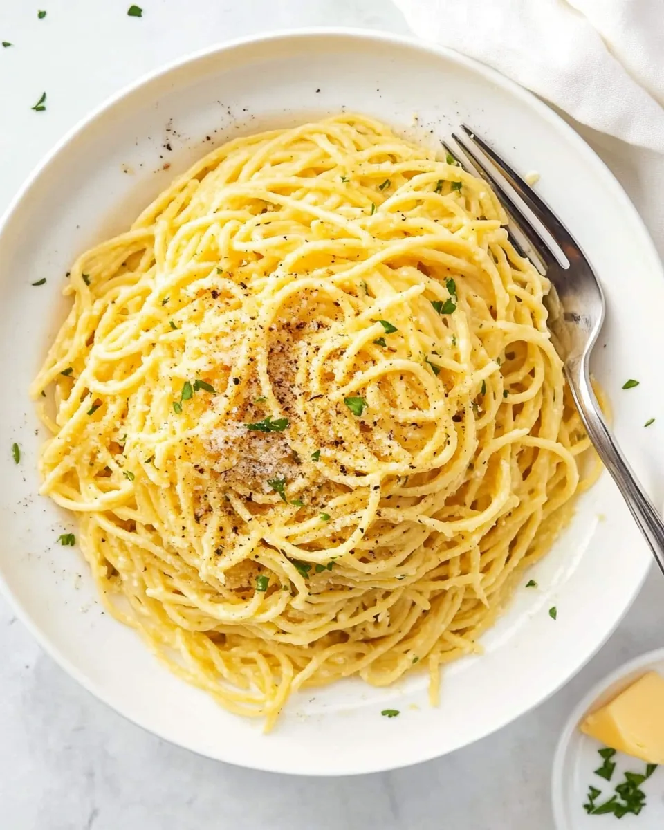 easy Old Spaghetti Factory Browned Butter and Mizithra Cheese recipe photo