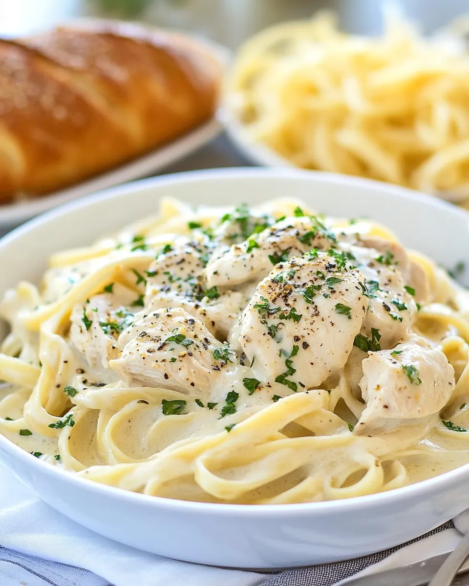 Easy Olive Garden Chicken Alfredo recipe photo