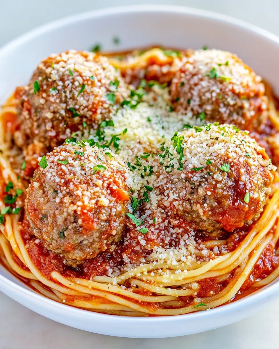 Homemade Olive Garden Spaghetti and Meatballs photo