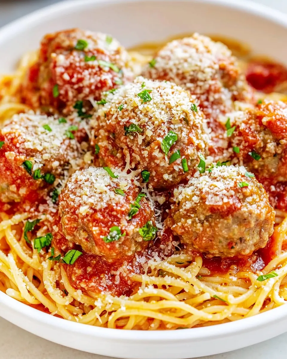 Classic Olive Garden Spaghetti and Meatballs image